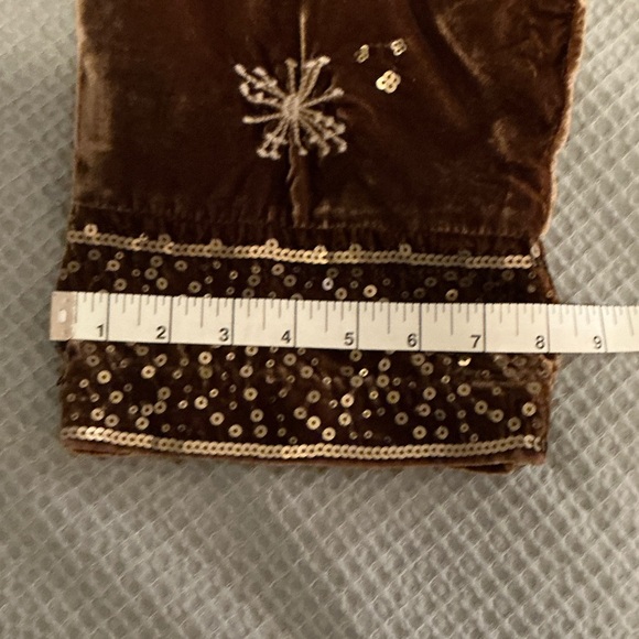 Johnny Was Brown Velvet Silk blend Kimono in Brown size XS - Picture 10 of 11